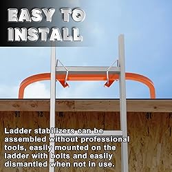 VONLX Ladder Stabilizer Accessory for Roof Gutter