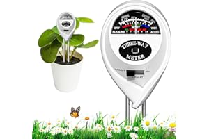 SPECILITE 3-in-1 Plant Soil Tester Great for Garden, Lawn, Farm, Indoor & Outdoor Use (White)