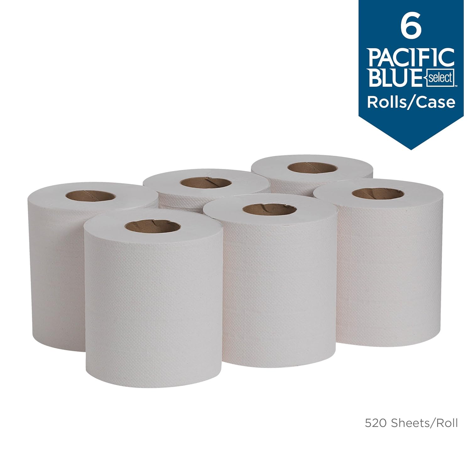 Pacific Blue Select Centerpull 2-Ply Paper Towels (previously branded Preference) by GP PRO (Georgia-Pacific), White, 44000, 520 Sheets Per Roll, 6 Rolls Per Case: Industrial & Scientific