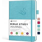 Bible Study Journal – Church Notes Notebook for Note Taking & Reflection – Daily Faith Journaling Kit, Faith Based Religious Gifts & Accessories