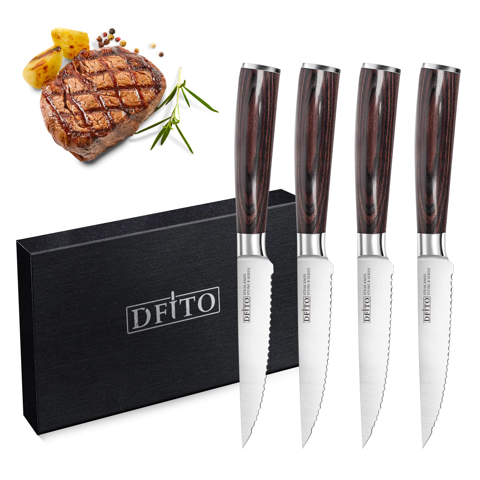 Dfito-Juego-de-4-Cuchillos-de-Carne-Cuchillo-de-Bistec-Antioxidante-y-Anticorrosion-Juego-de-Cubiertos-Dentados-para