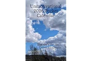 Unmotivational 2026 Pocket Calendar