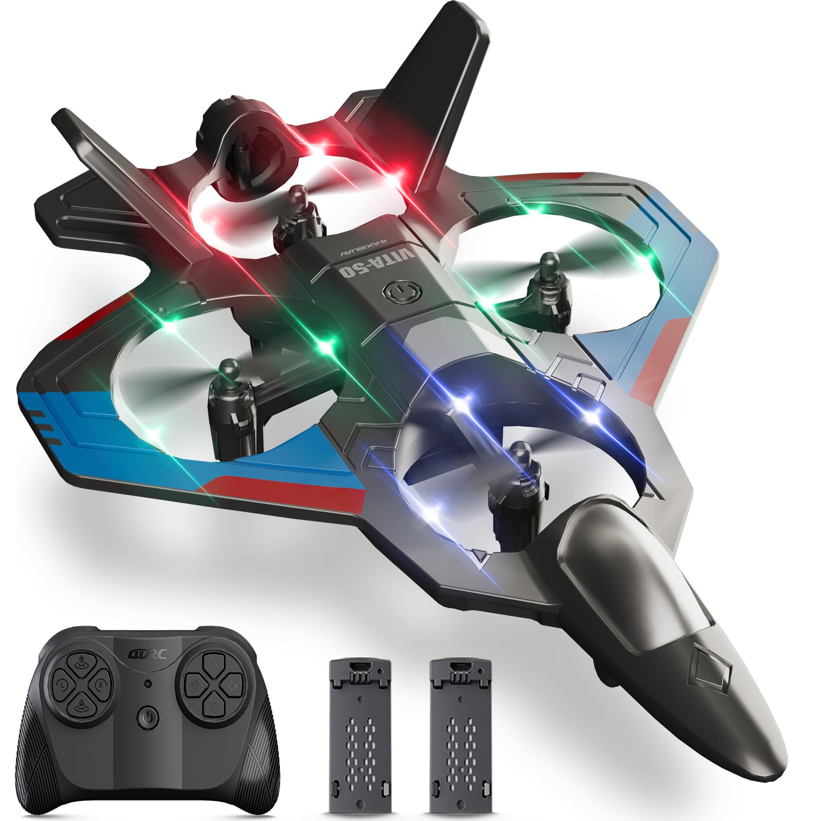 Photo 1 of Foam Remote Control Airplanes for Kids Adults 4-8 8-12 12-16, RC Plane Airplane Toys for Boys Kids Beginners, RC Planes Fighter Jet Helicopter Drones for Kids Adults, 360° Flip Easy to Fly