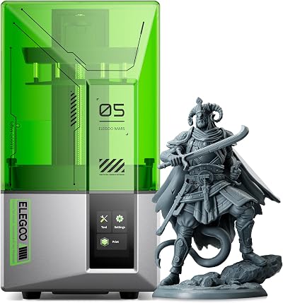ELEGOO Mars 5 4K Mono LCD Resin 3D Printer Automatic Leveling 143x90x150 mm