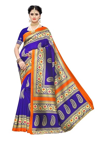 TDC Games Art Silk Saree with Blouse Piece