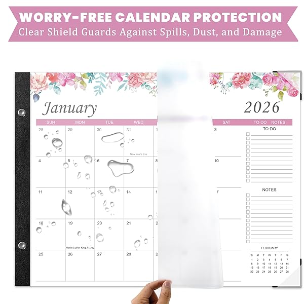 DESK CALENDAR 2026-2027 – 22″ X 17″ LARGE DESK CALENDAR RUNS FROM JANUARY 2026 TO JUNE 2027