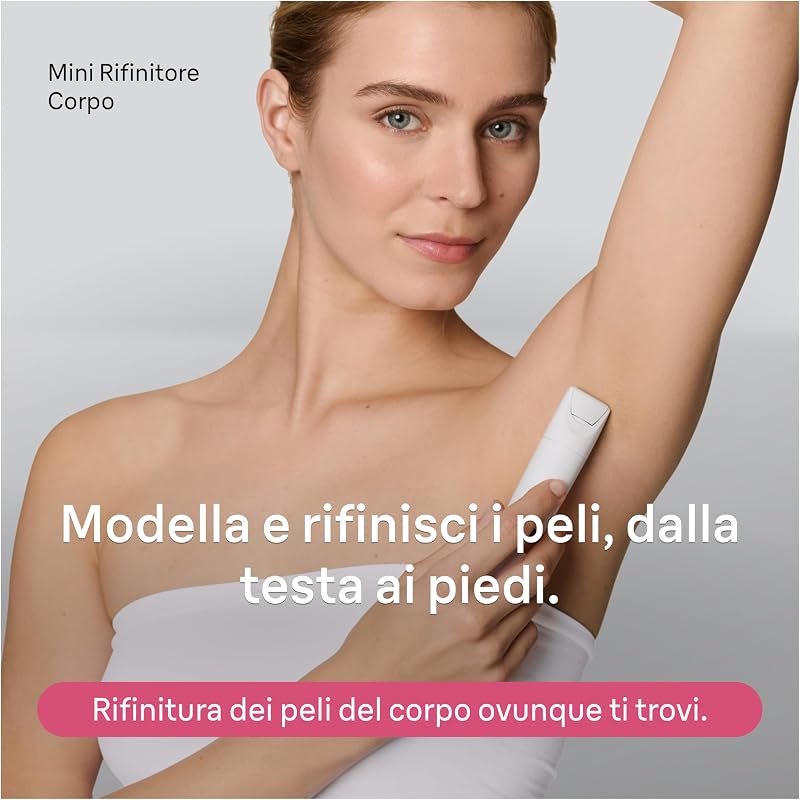 Face Spa Rasoio Elettrico Unisex, Epilatore Elettrico, BS1000 Bianco