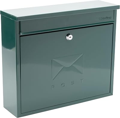 Burg-Wächter Green Elegance Wall Mounted Lockable Weatherproof Post Box