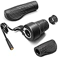 MUSELK Electric Bike 20X Full Half Twist Throttle Right Handle Throttle 3PIN Female Connector for BBS01 BBS02 BBSHD Mid Motor Electric Bicycle Accelerator