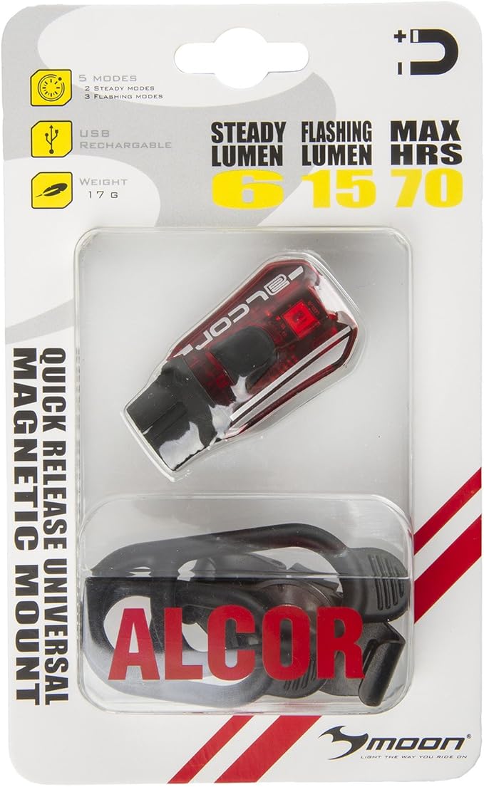 moon alcor rechargeable rear light