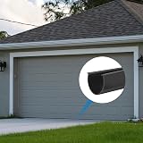 sourcing map 5m Garage Door Bottom Weather Seal 8mm T Ends Rubber Stripping view 6