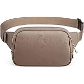 S-ZONE Leather Fanny Pack for Women RFID Blocking Waist Belt Bag Crossbody Purse