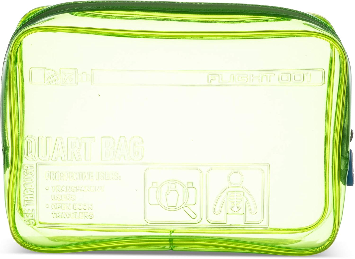 lime green transparent purse