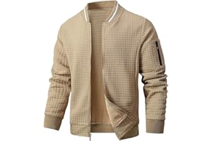 Wizoat Mens Casual Jacket Lightweight Jacket Varsity Coat