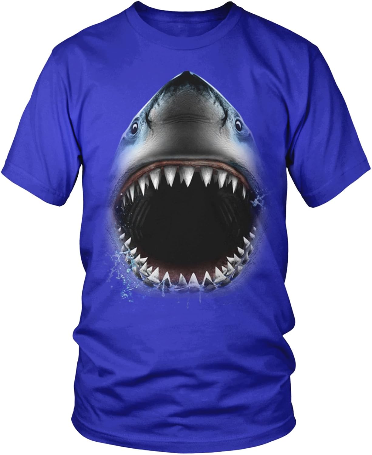 Amdesco Great White Shark Bite, Shark Face Jaw Men's T-Shirt