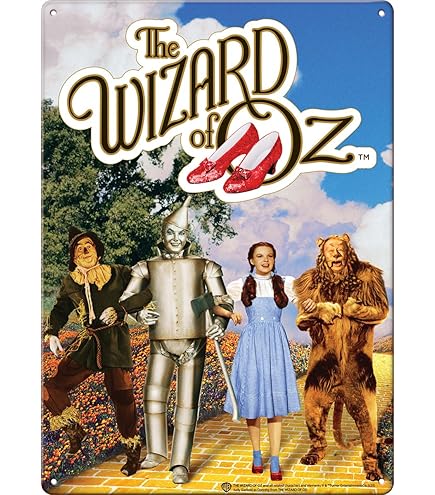 Insegna In Lamiera Vintage DOGT Wizard Of Oz 70th Anniversary, 20x30 Cm, Birra E Amici, Retrò Per Bar E Officina