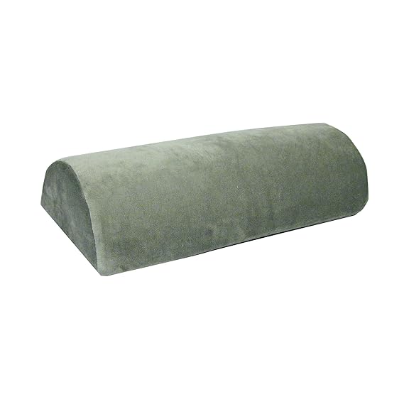 DShape Memory Foam Half Roll Bolster Round Pillow w/ Removable Cover