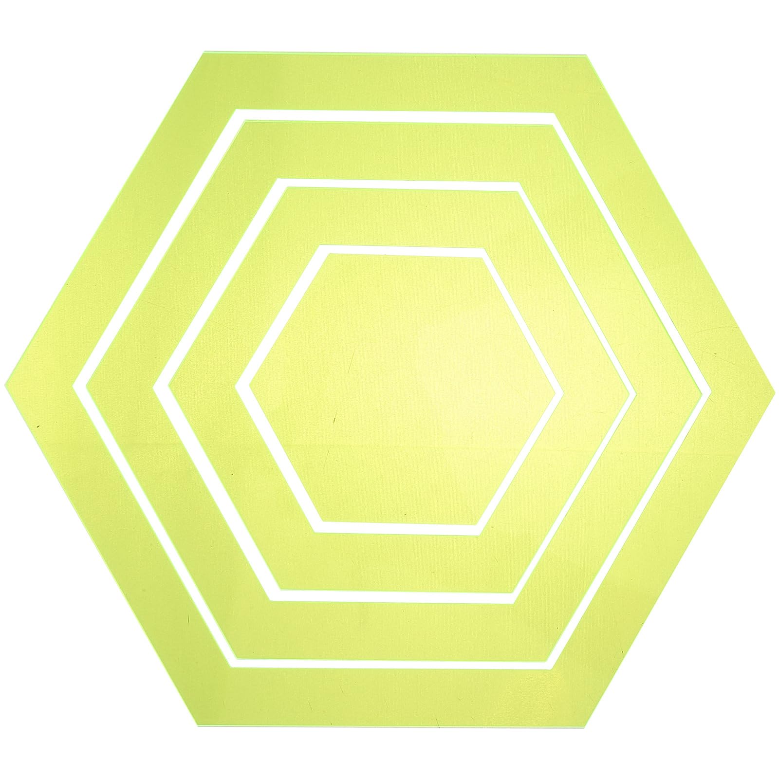 VILLCASE Hexagon Quilting Template 8.7 Inch Acrylic Ruler for Patchwork Sewing Fabric Crafts Accurate Cutting Tool