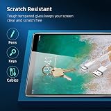 NEW'C Tempered Glass Screen Protector for iPad 9.7 2018/2017 6th/5th Gen view 5