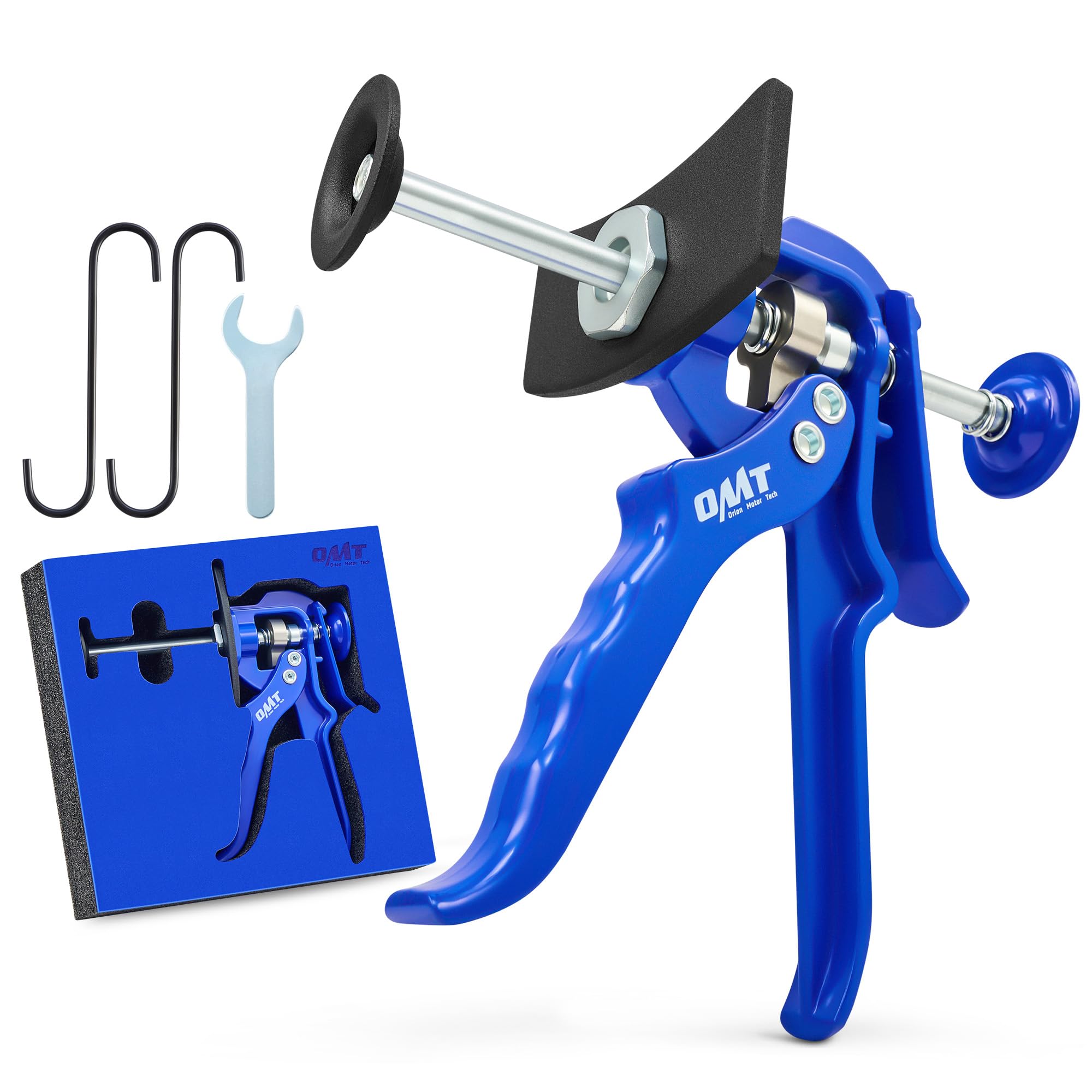 Photo 1 of ***MAJOR DAMAGE*** Orion Motor Tech Speedy Brake Caliper Compression Tool, Heavy Duty Caliper Piston Compressor Tool for Brake Pad Replacement, Disc Brake Caliper Tool for Single Piston Dual Piston on Most Cars & Trucks