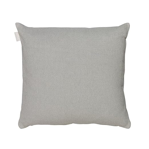 LINUM Kissenhülle PEPPER G15 grau 40cm x 40cm Canvasgewebe, 100% Baumwolle, Kissenbezug, Wohntextilien