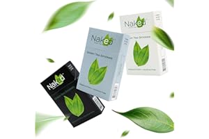 NAKED Green Tea Smokes - Naked Green Tea Cigarettes, Variety 3-Pack Bundle: Bold, Cool, and Lite, No Tobacco and No Nicotine Cigarettes, Herbal Cigarettes with Natural Caffeine, 60 Cigarettes Total