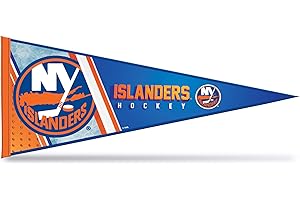 Rico Industries NHL Hockey New York Islanders Primary 12" x 30" Felt Wall Décor Pennant - Great for Home/Bed Room/Man Cave Dé