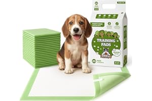 POGI'S PET SUPPLIES Pogi’s Puppy Pads with Sticky Tabs – Medium, Super Absorbent, Odor Blocking, 40-Count (18x24in)