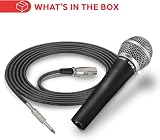 Pyle Dynamic Cardioid Microphone 2-Pack Unidirectional XLR with Pop Filter view 7