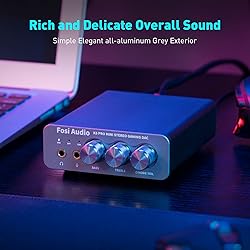 Fosi Audio K5 Pro Gaming DAC Headphone Amplifier