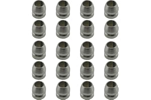 ZCZQC 20PCS Safety Round Handle Wedge Steel Hammer Handle Splitting Wedge Set Metal Axe Farm Tool Reinforcement Accessories Iron Wedge Steel Hammer Plug for Wooden Handle Tools Axe Sledge 8mm