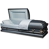 RestInPower Steel/Satin Clarice Casket – Enduring