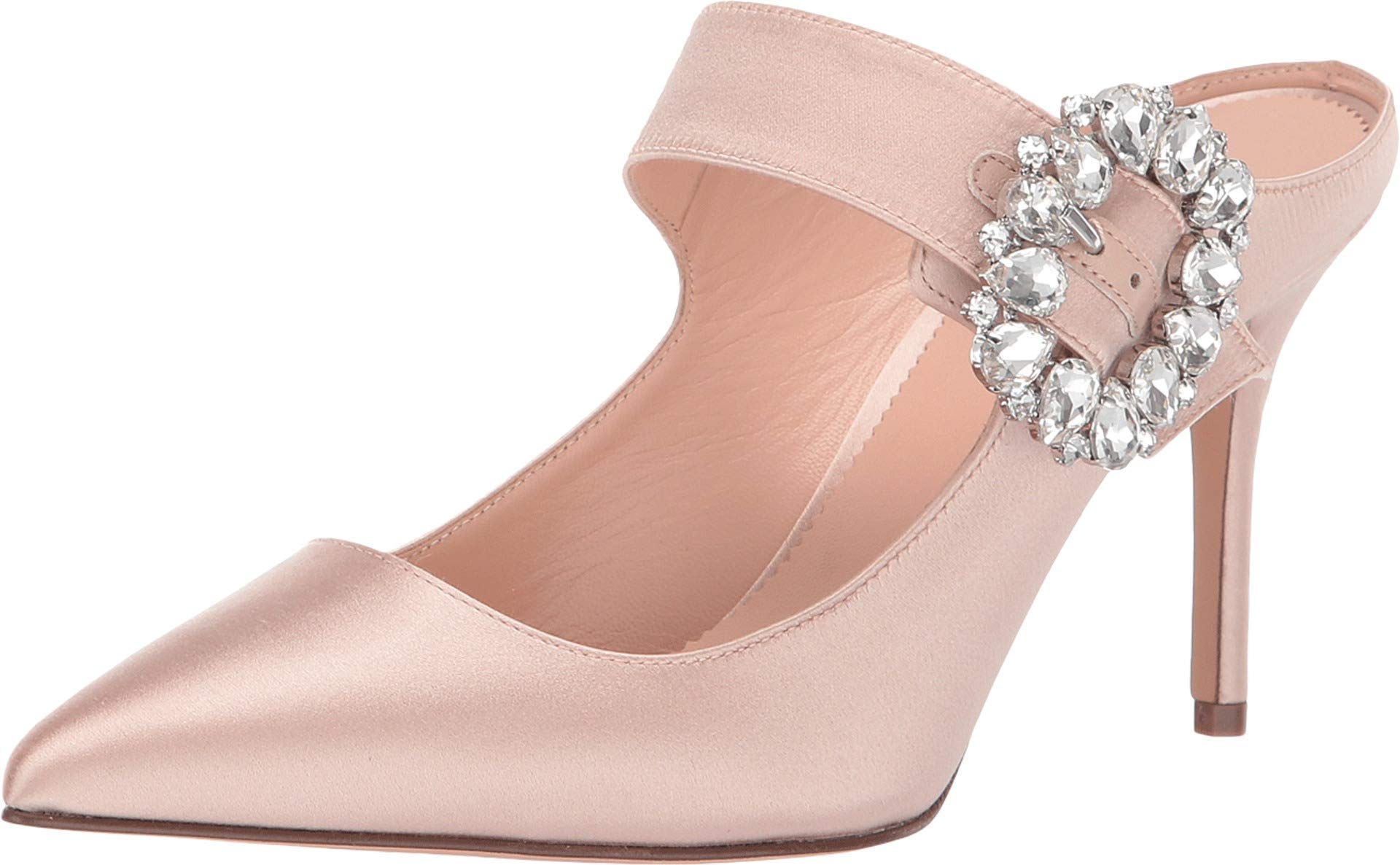 J.Crew Satin Jeweled Buckle Elsie Mule