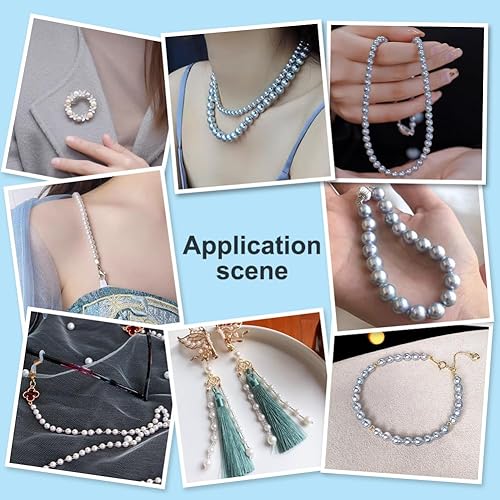 PH PandaHall 4mm About 1000Pcs Tiny Satin Luster Glass Pearl Round