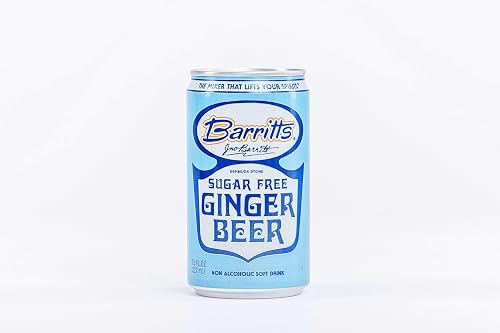 thumbnail image 2 of Barritt's Sugar Free Diet Ginger Beer, Non-Alcoholic Soda Cocktail Mixer, 12 Fl Oz Cans, 12 Pack 2 of 13