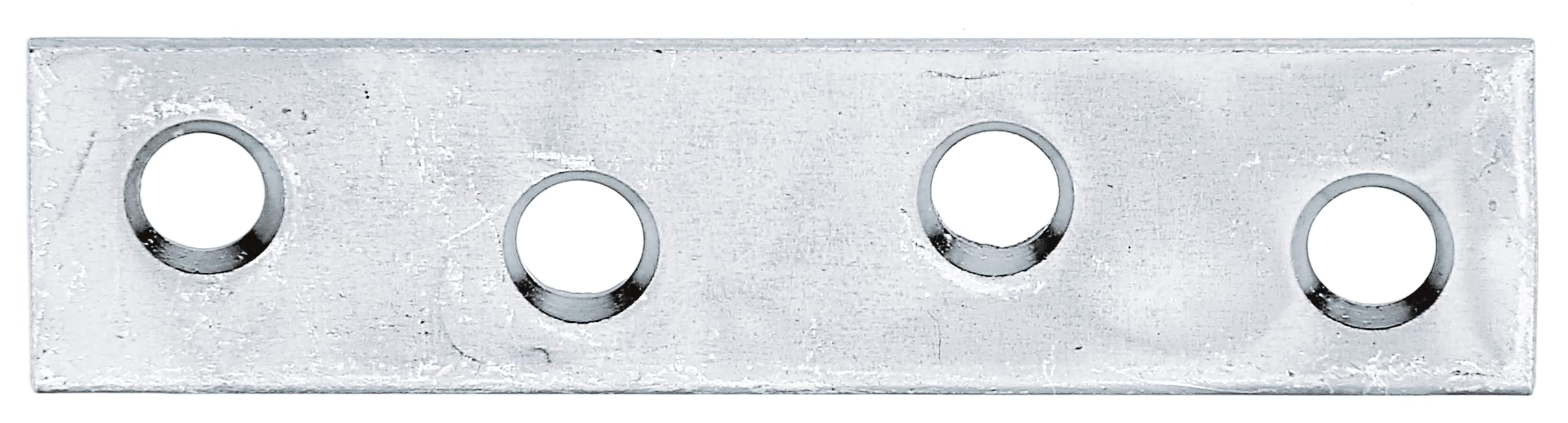 Connecting Plate Narrow Large Pack Yellow-Galvanised 60 x 14 mm / 12 STK.