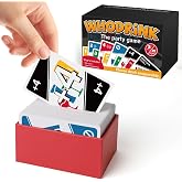 Broytain WHODRINK Drinking Card Games for Adults, Party Card Game for Groups, Bachelorette Party Games, Couples Drinking Game for Date Night, Girls Night Party Game, 136 Cards, Age 21+