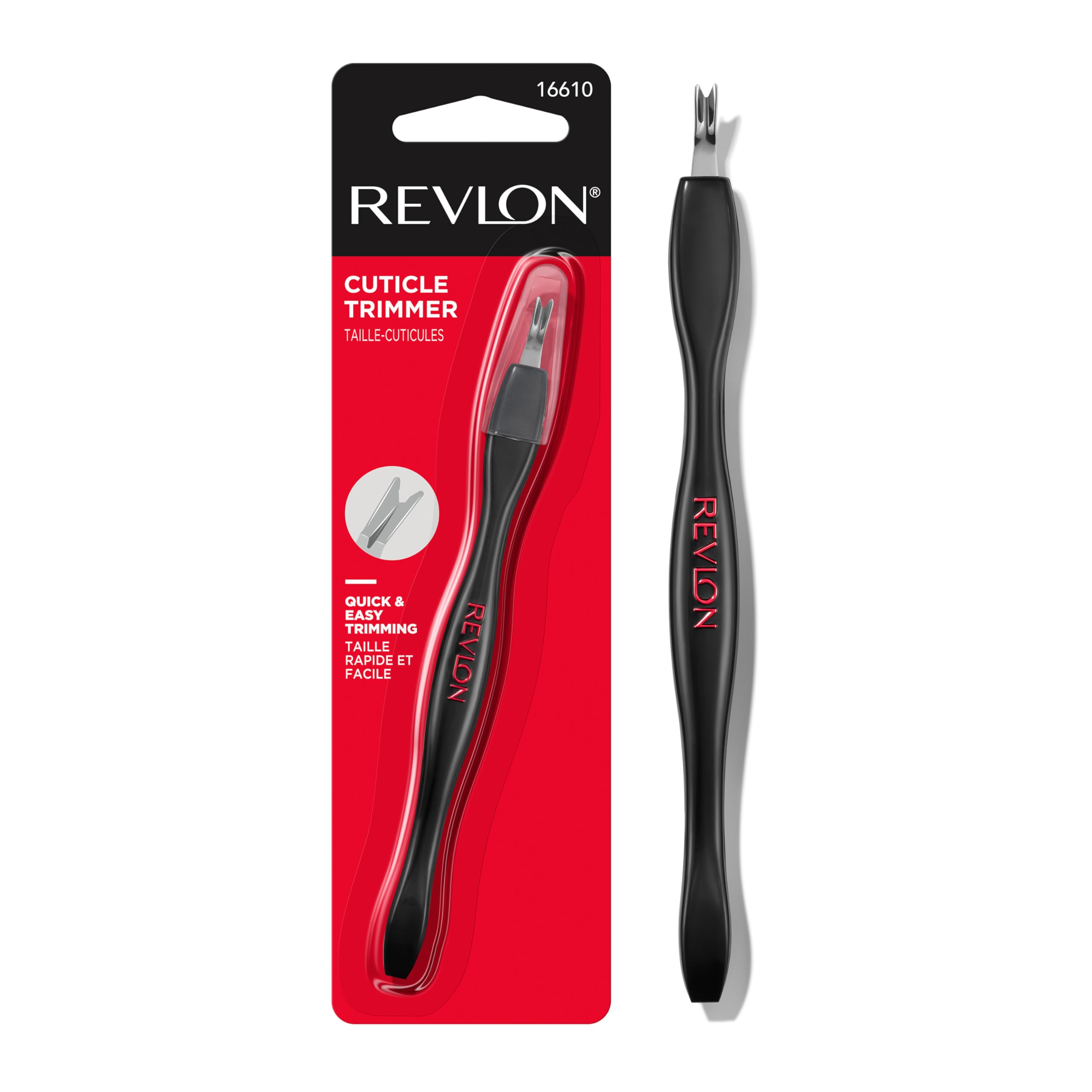 Photo 1 of Revlon Cuticle Trimmer With Cap, High Precision V-Tip and Comfortable Grip for Gentle and Easy Trimming, 1 Count