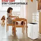Honeywell 20L/Day Dehumidifier with Digital Display and Laundry Mode view 7