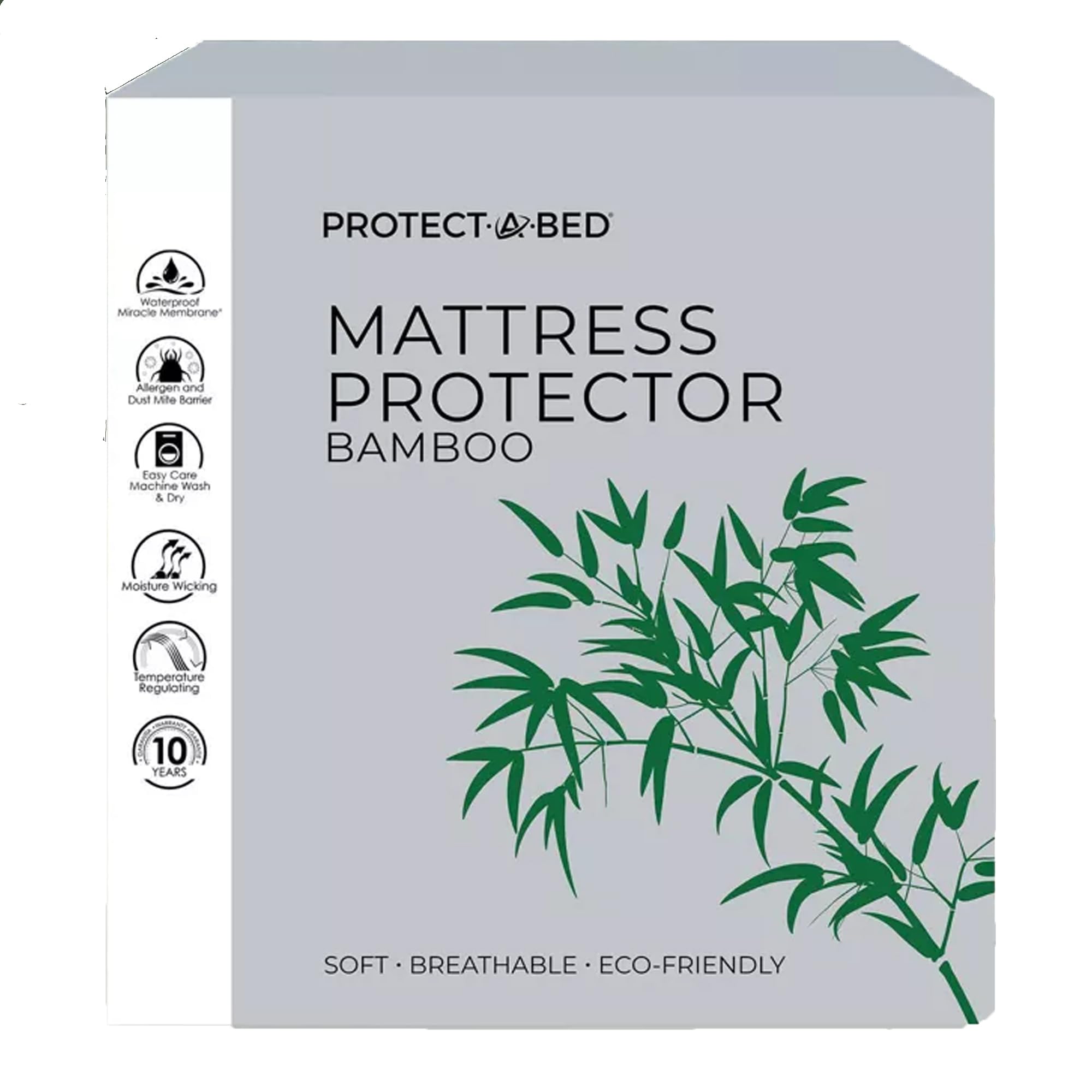 Photo 1 of Protect-A-Bed, Rayon Made from Bamboo Waterproof Mattress Protector, Breathable, Noiseless, and Washable, Full