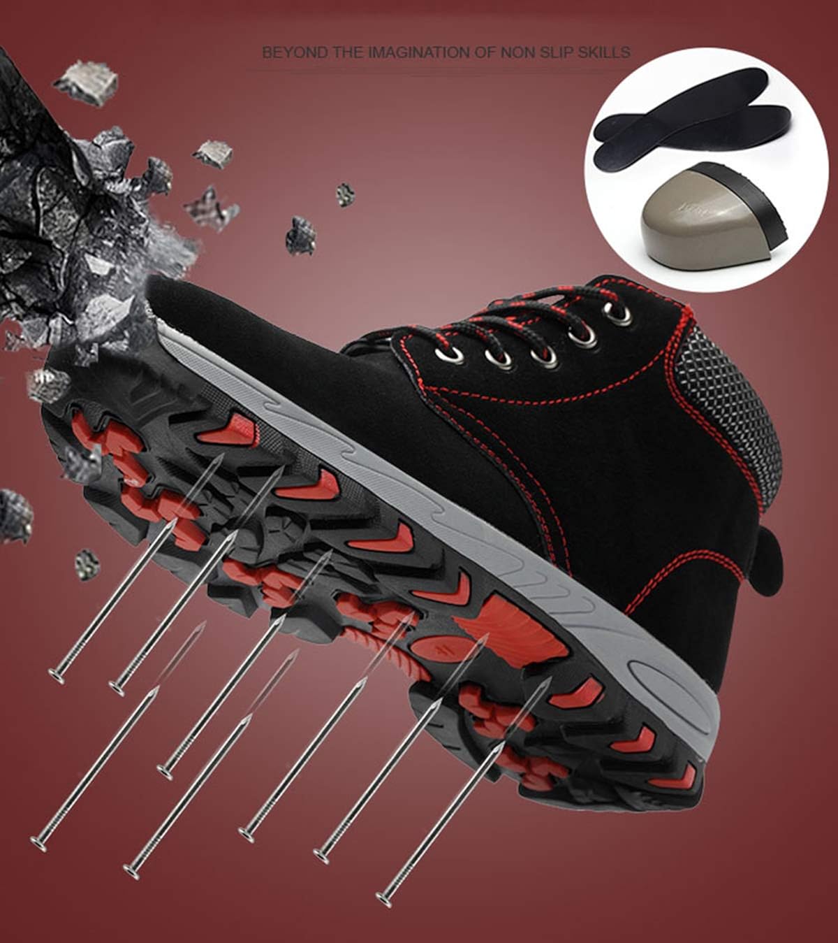 YISIQ Scarpe Antinfortunistiche da Uomo Donna Punta in Acciaio Scarpe da  Lavoro Leggere ed Eleganti Sneakers Antinfortunistica Stivali da Neve  Impermeabili Industria e Edilizia urban-earth.co.uk