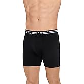 Jockey Men's Underwear, Mens Boxer Briefs With Pouch, Sport Stability Microfiber 6" Boxer Brief