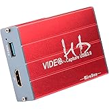 Mirabox Capture Card,USB 3.0 HDMI Game Capture Card Device Support HD Video 1080P Windows 7 8 10 Linux YouTube OBS Twitch for