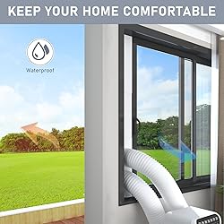 Flamorrow Dual Hose Portable Air Conditioner Window