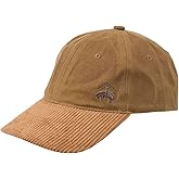 Brooks Brothers Men's 100% Cotton Baseball Hat with Corduroy Brim - Woven Logo One-Size Adjustable Hats