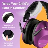 Vanderfields Premium Hearing Protection Ear Defenders 29 dB 2K Hz Purple view 4