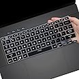 Keyboard Cover for 2025 2024 ASUS ROG Zephyrus G14 GA403 GA403UU/UV/403UI 14", ROG Zephyrus G16 GU605 GA605 GA605WI GA605WV GU605MV GU605MI GU605MY GU605MZ GU605MU 16 inch Laptop Keyboard Skin-Black