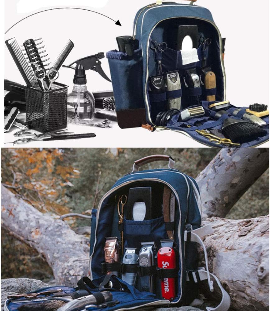 Barber Backpack Makeup Tool Bag Artist Portable Travel Multifunction Backpack Cosmetic Organizer Box Waterproof Storage Bag