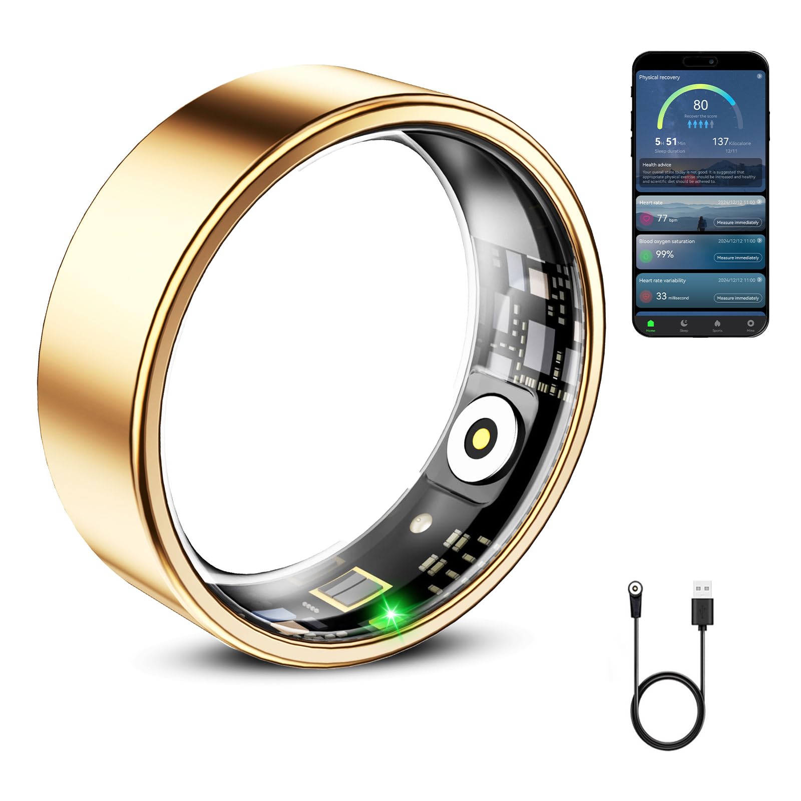 Smart Ring for Women & Men, Smart Ring Health