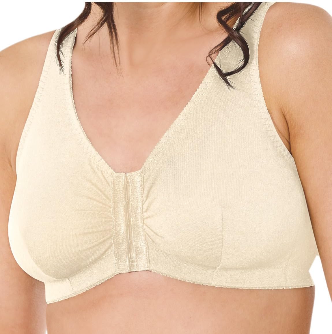 Eden House Ladies Womens Magic Front Fastening Bra Cotton